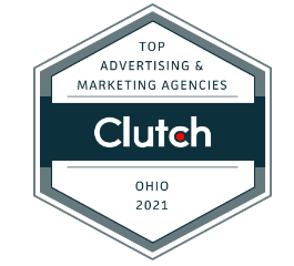 clutch badge for top advertising & marketing agencies in ohio 2021