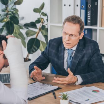 employment lawyer goes over workers comp case