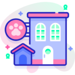 pet care boarding kennel icon by freepik