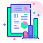 reporting analytics icon by freepik