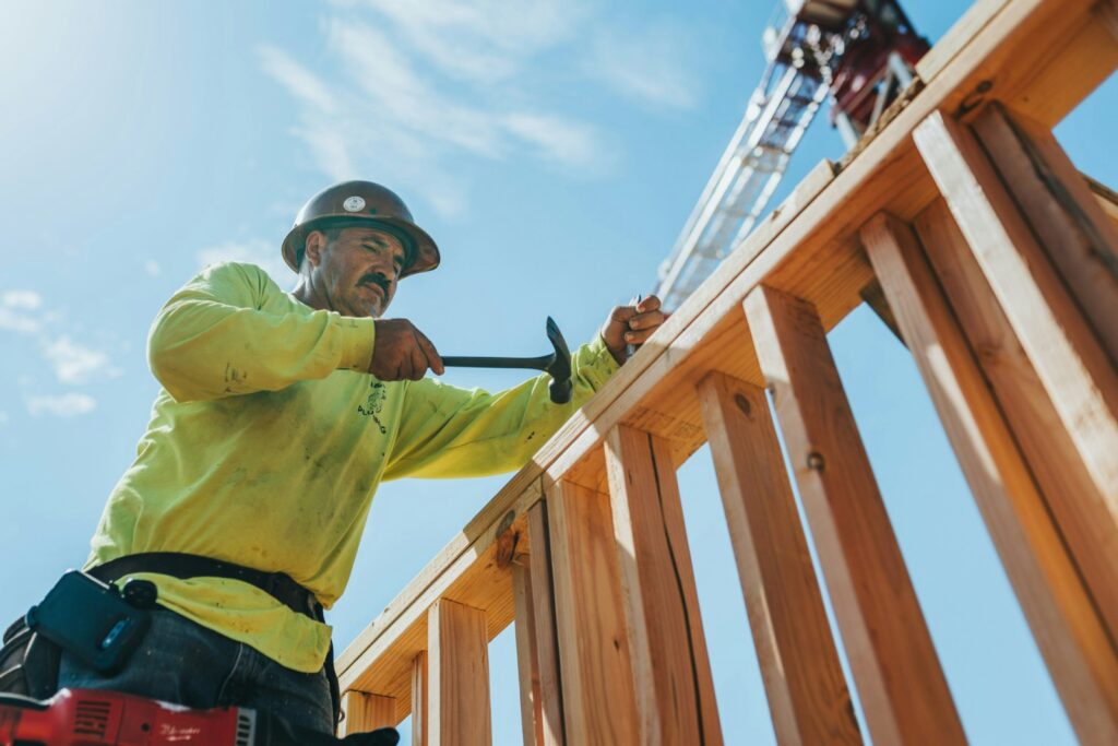 Home builders on the job